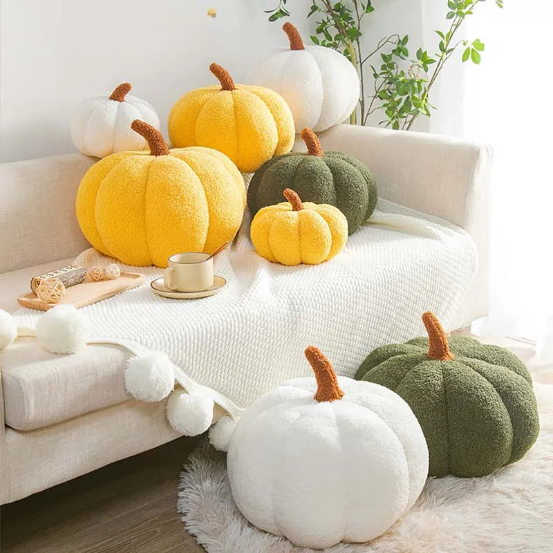 Small Pumpkin Pillow – Cute Sofa Cushion for Cozy Comfort