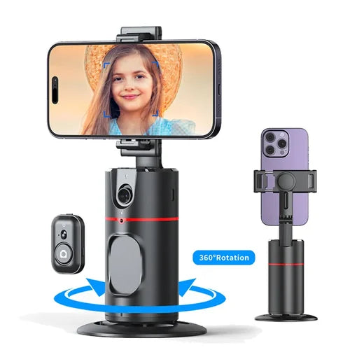 360 Auto Face Tracking Gimbal AI Smart Phone Holder Tripod