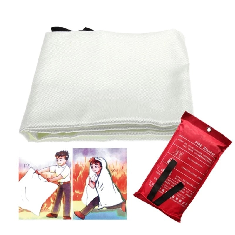 Fire-Fighting Blanket - High-Quality Glass Fiber Fire Safety Blanket - Optimistopia