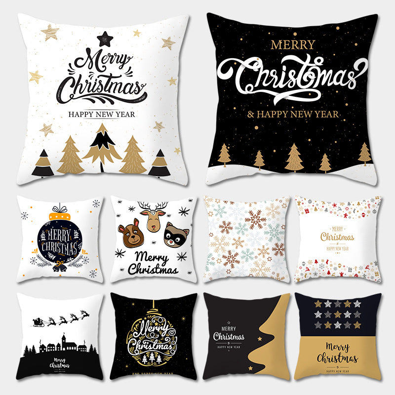 Christmas Words Christmas Pillow Cover