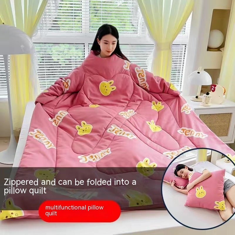 Multi-functional Lazy Quilt Student Dormitory Can Wear Sleeved Quilt