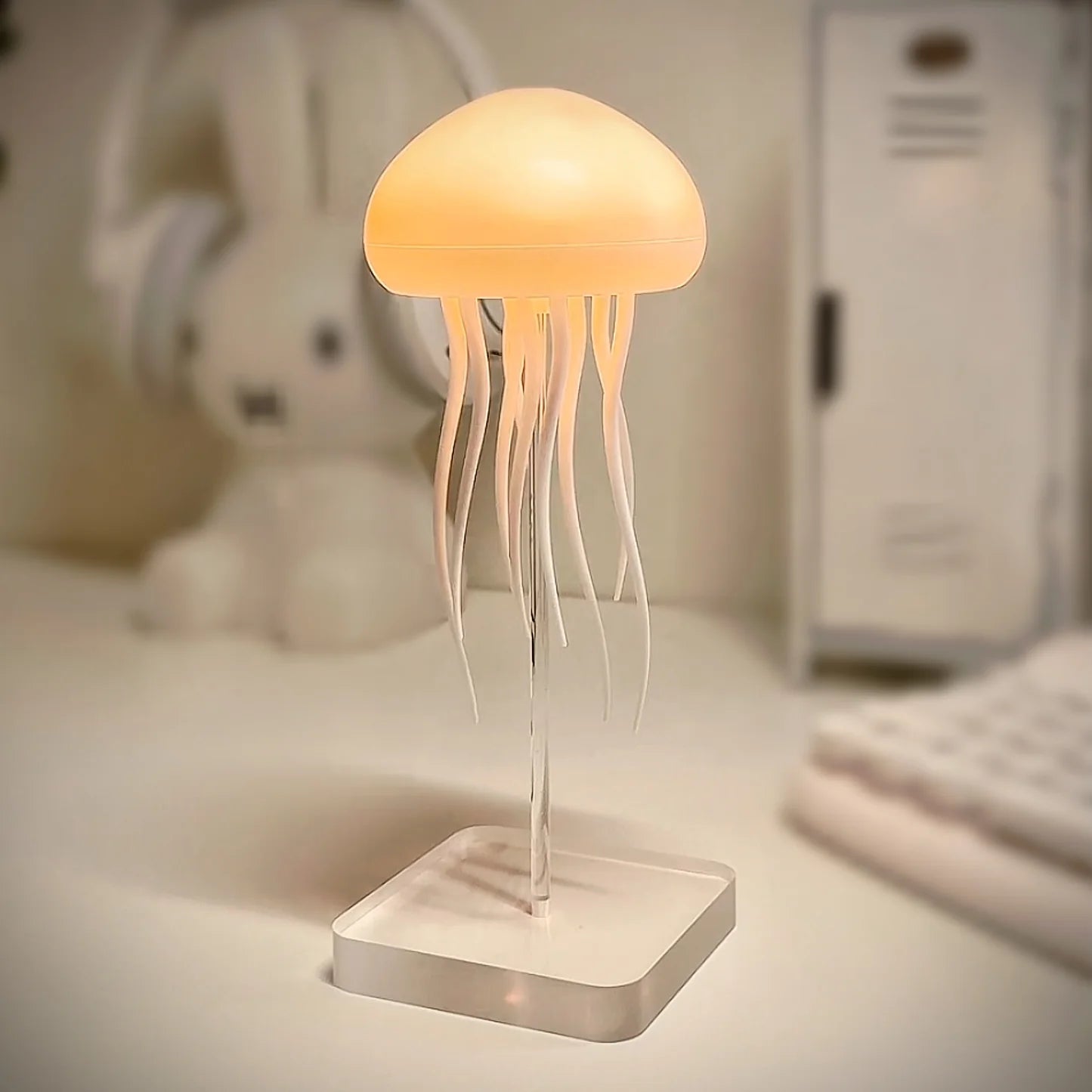 Smart Jellyfish Mood Lamp - LED Night Light for Bedside & Desk