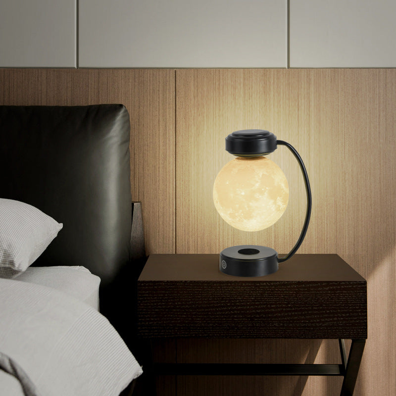 3D Moon Levitating Lamp - Modern Magnetic Floating Rotating Lamp