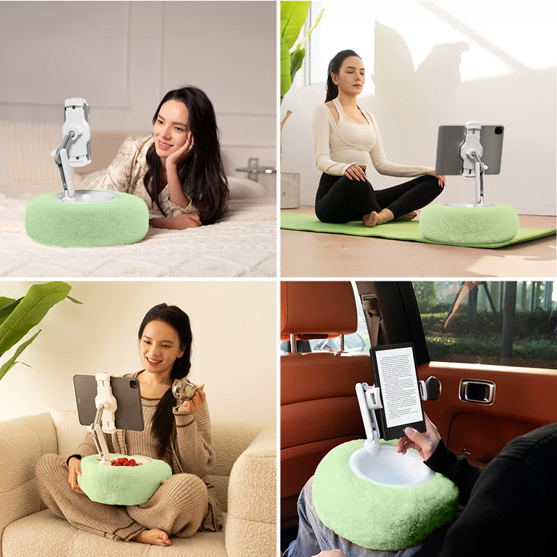 360° Rotating Mobile Phone & Tablet Bracket with Pillow