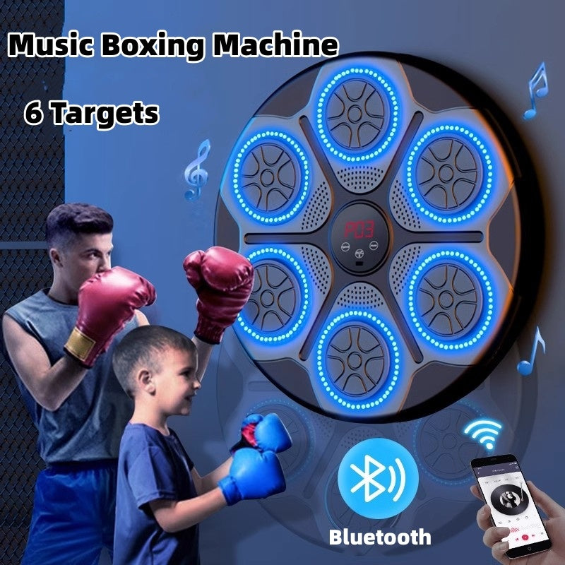 Music Boxing Machine with RGB Light & Bluetooth