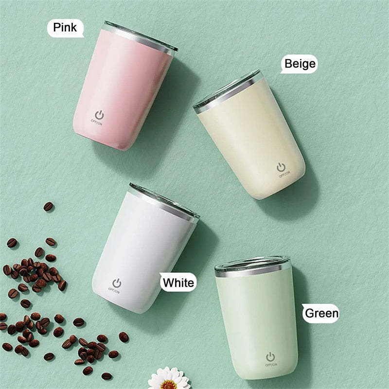 Self-Stirring Magnetic Mug - 350ml Electric Mixing Cup