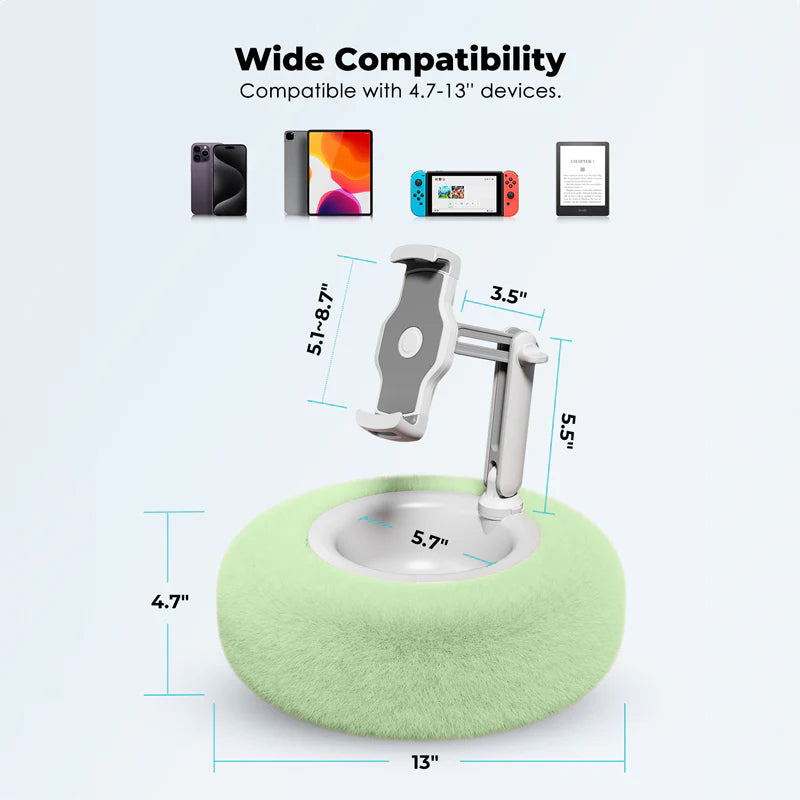 360° Rotating Mobile Phone & Tablet Bracket with Pillow