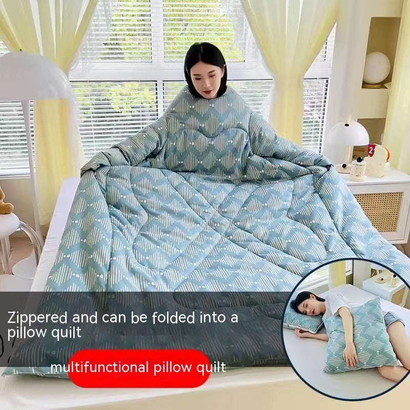 Multi-functional Lazy Quilt Student Dormitory Can Wear Sleeved Quilt