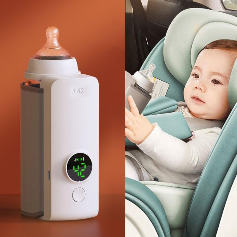 Portable Wireless USB Baby Bottle Warmer | Constant Temperature Milk Insulation Sleeve