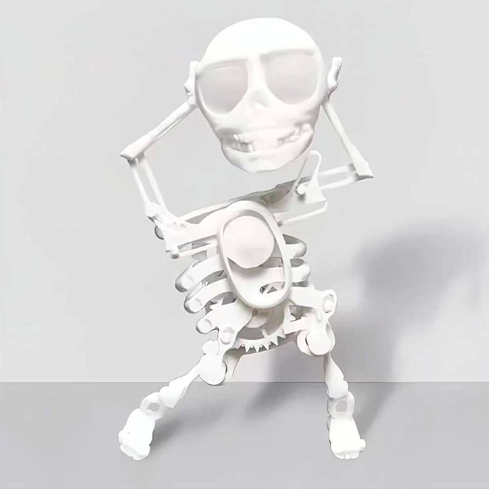 3D Mini Skull Model – Customized Funny Style Decompression Toy