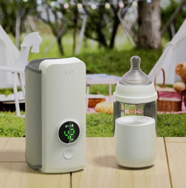 Portable Wireless USB Baby Bottle Warmer | Constant Temperature Milk Insulation Sleeve