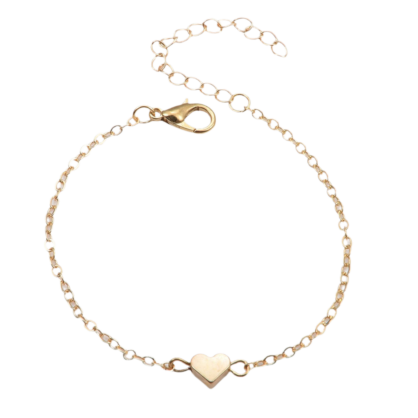 Fashion Simple Alloy Heart Bracelet