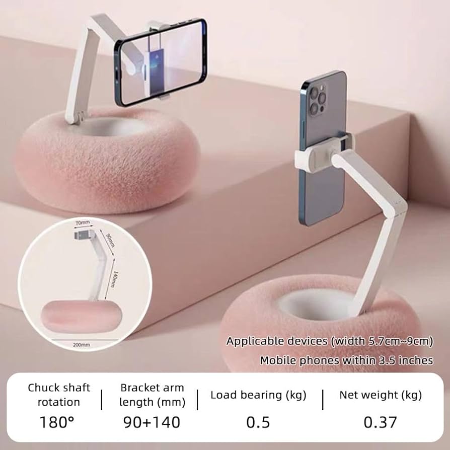 360° Rotating Mobile Phone & Tablet Bracket with Pillow