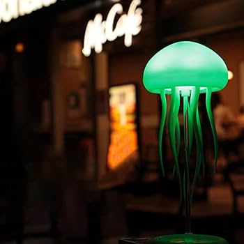 Smart Jellyfish Mood Lamp - LED Night Light for Bedside & Desk