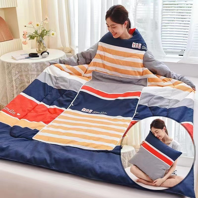 Multi-functional Lazy Quilt Student Dormitory Can Wear Sleeved Quilt