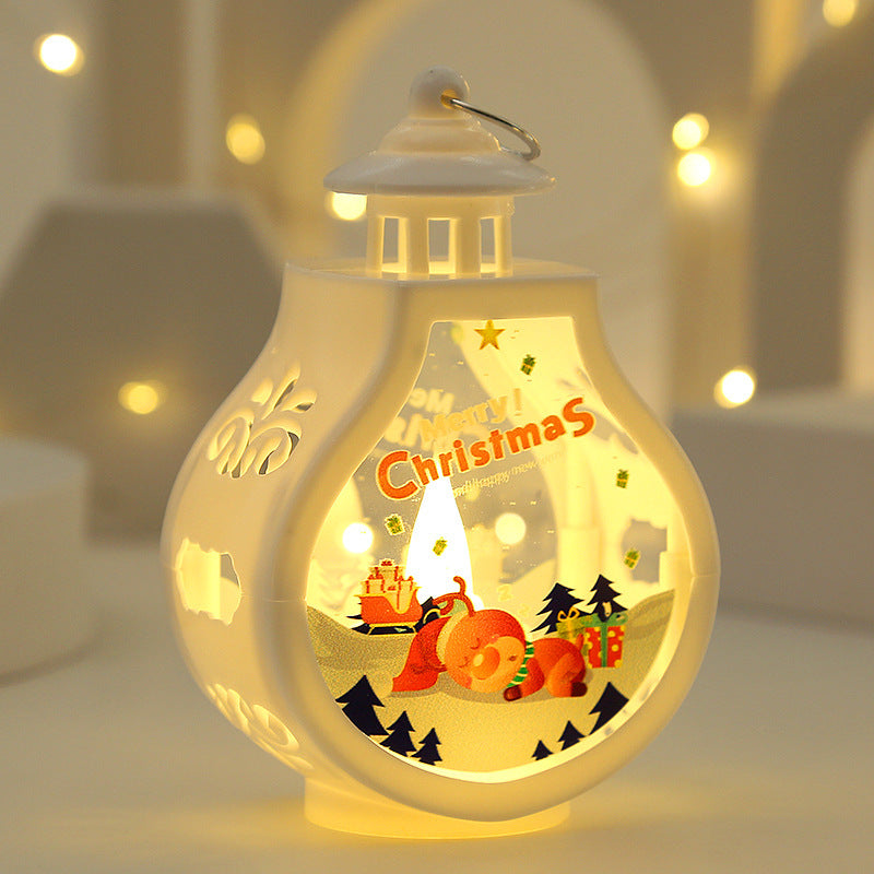 Christmas Candle Lamp – Festive Decorative Ornament