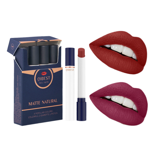 Long lasting cigarette tube lipstick set