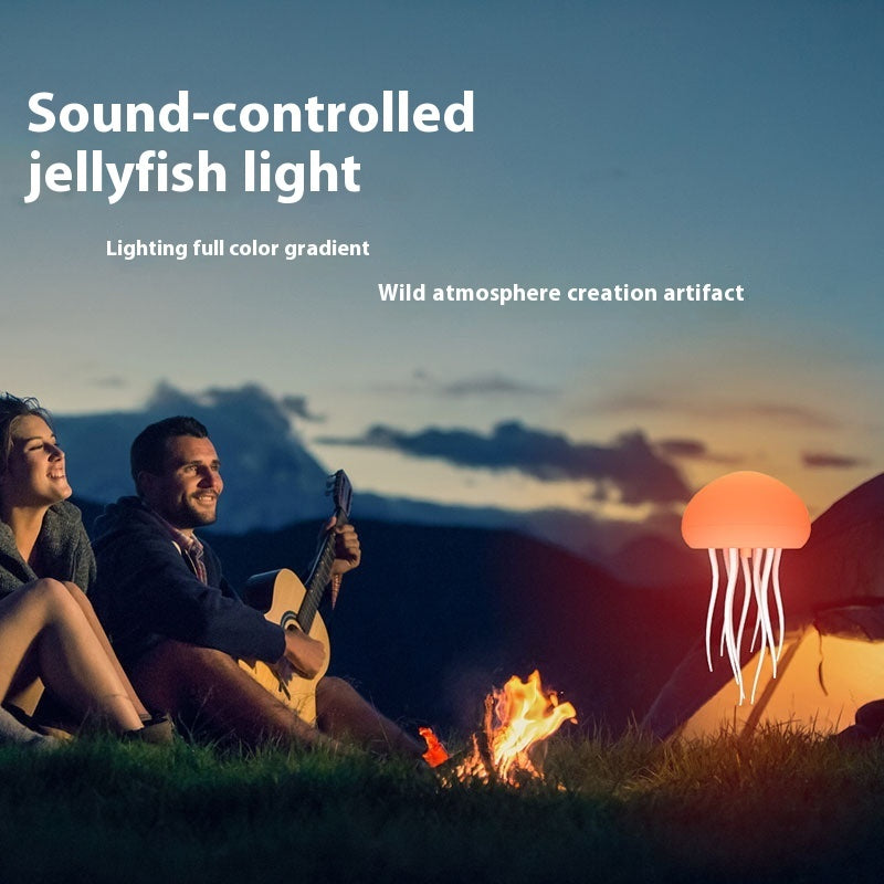 Smart Jellyfish Mood Lamp - LED Night Light for Bedside & Desk