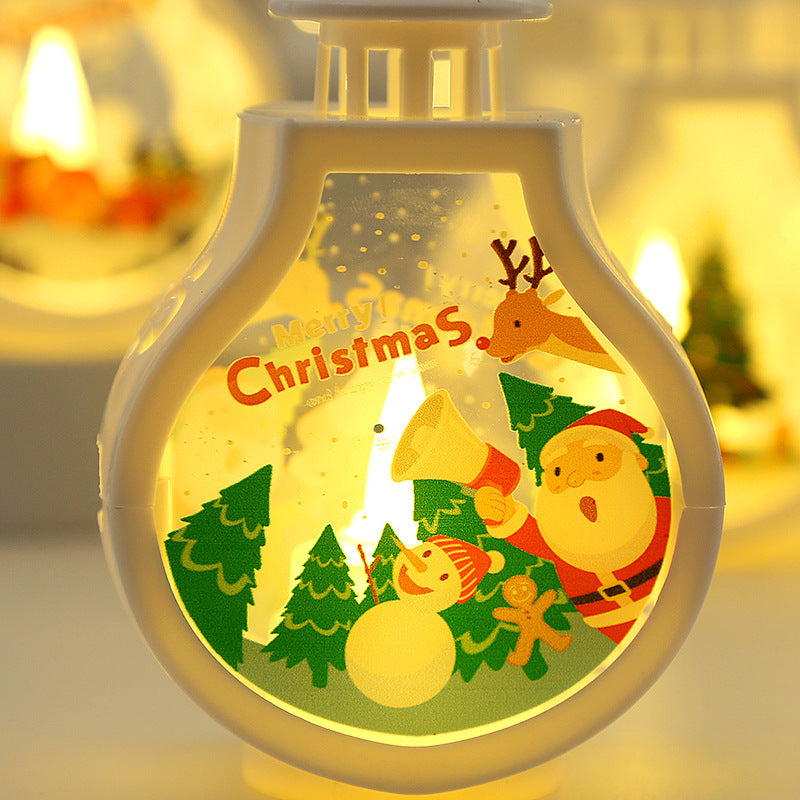 Christmas Candle Lamp – Festive Decorative Ornament