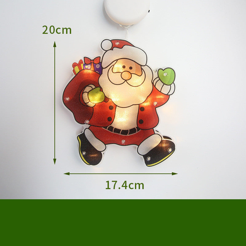 Christmas Decoration Lights Santa Snowman Elk