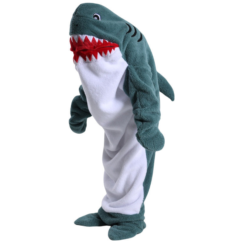 Dolphin Shark Blanket Soft Hooded Sleeping Bag