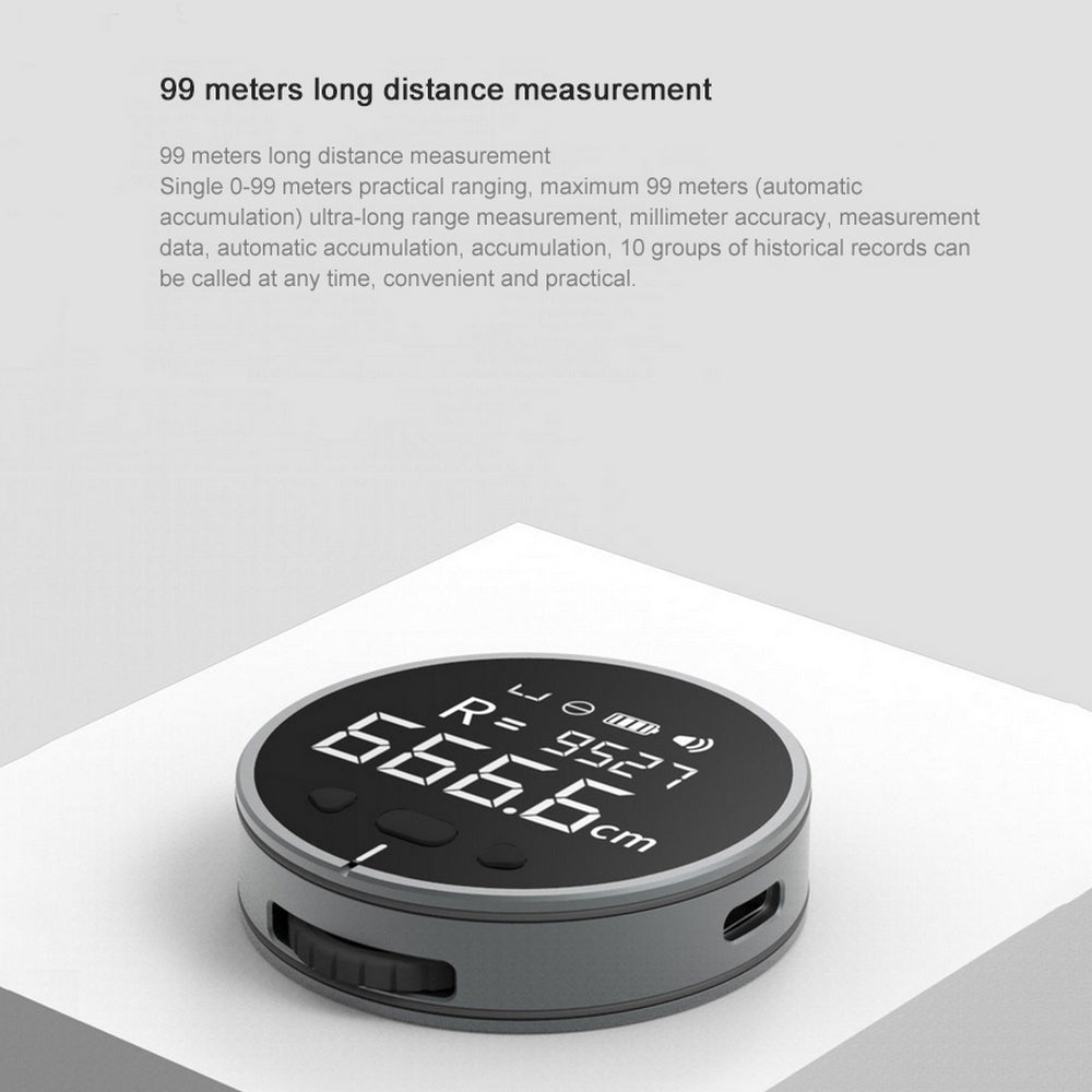 Distance Measuring Instrument Electronic Measuring Ruler Tape Measure High Definition Digital LCD High Precision Electronic Measuring Ruler Tool - Optimistopia