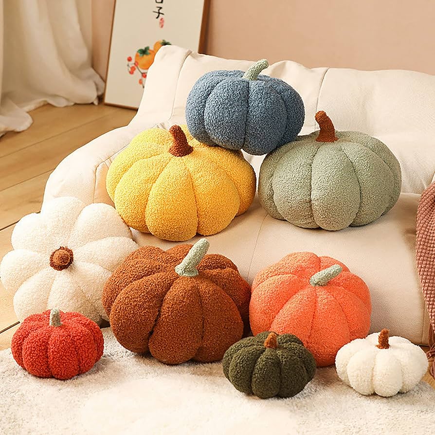 Small Pumpkin Pillow – Cute Sofa Cushion for Cozy Comfort