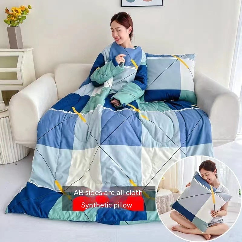 Multi-functional Lazy Quilt Student Dormitory Can Wear Sleeved Quilt