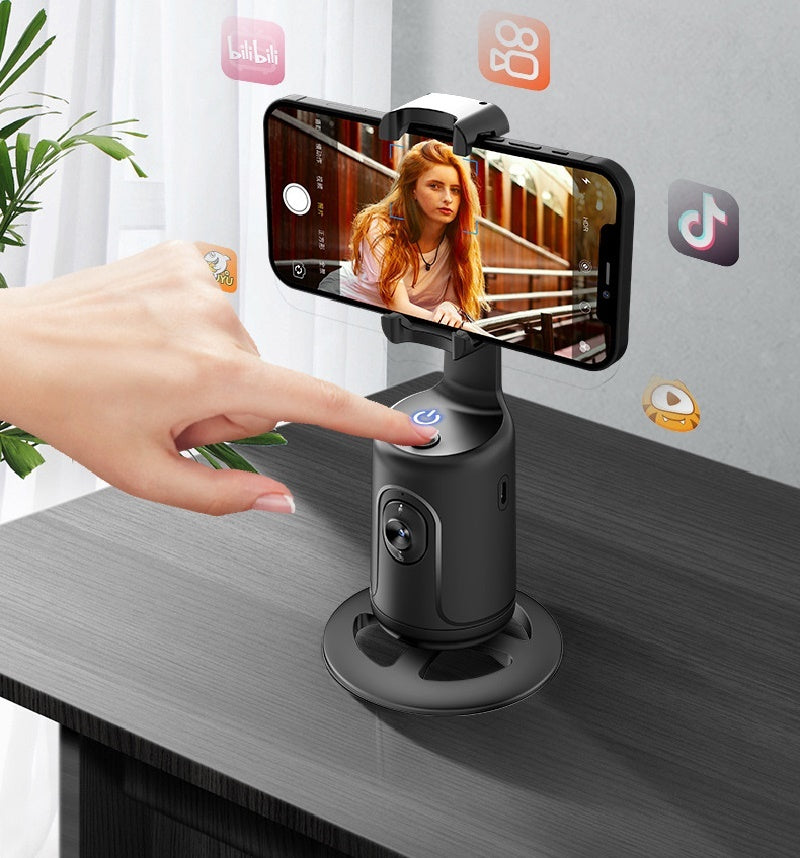 360 Auto Face Tracking Gimbal AI Smart Phone Holder Tripod