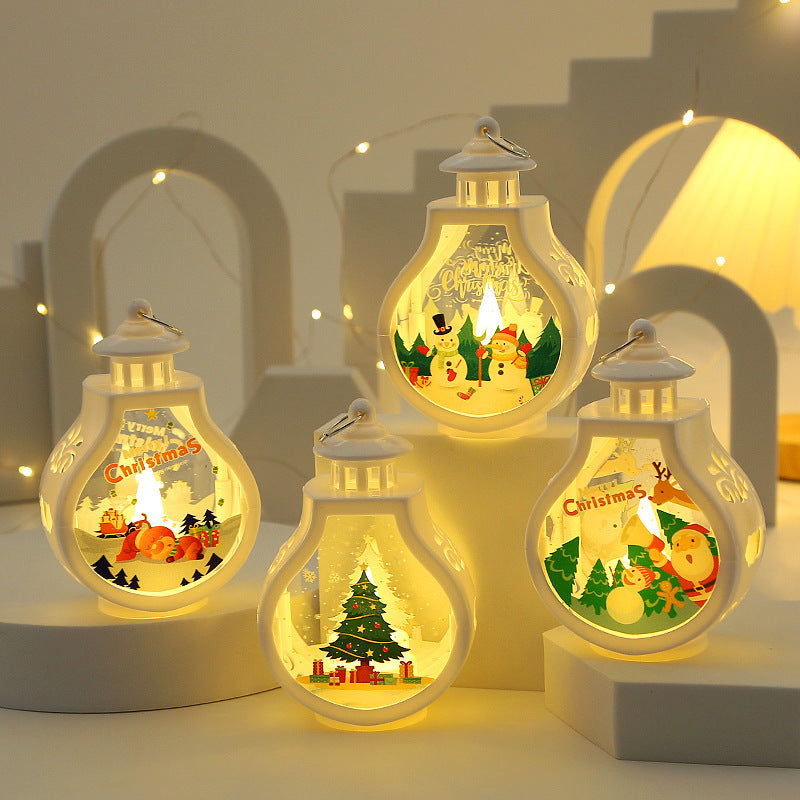 Christmas Candle Lamp – Festive Decorative Ornament