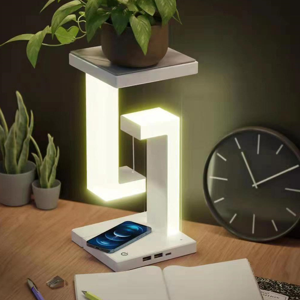 Anti Gravity Wireless Charging Table Lamp - Optimistopia