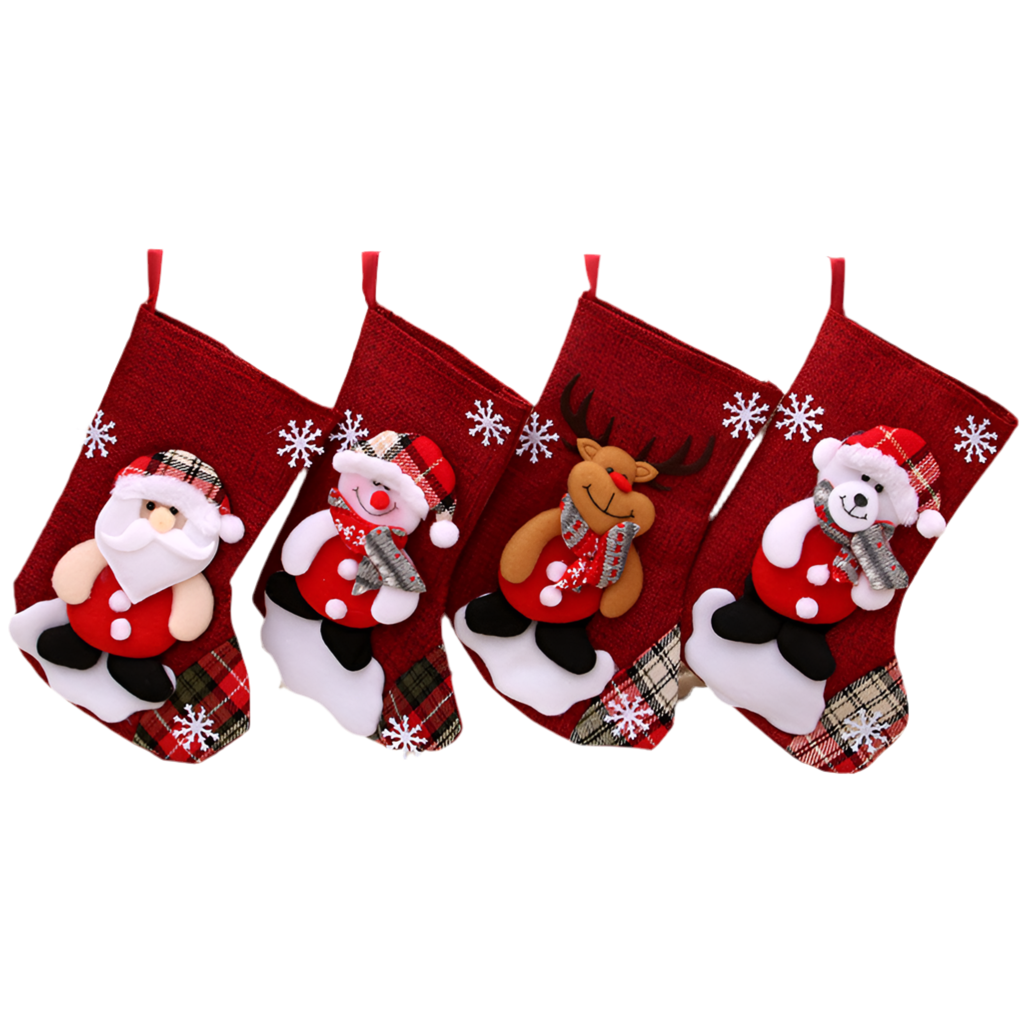 Christmas gift bag christmas hanging socks