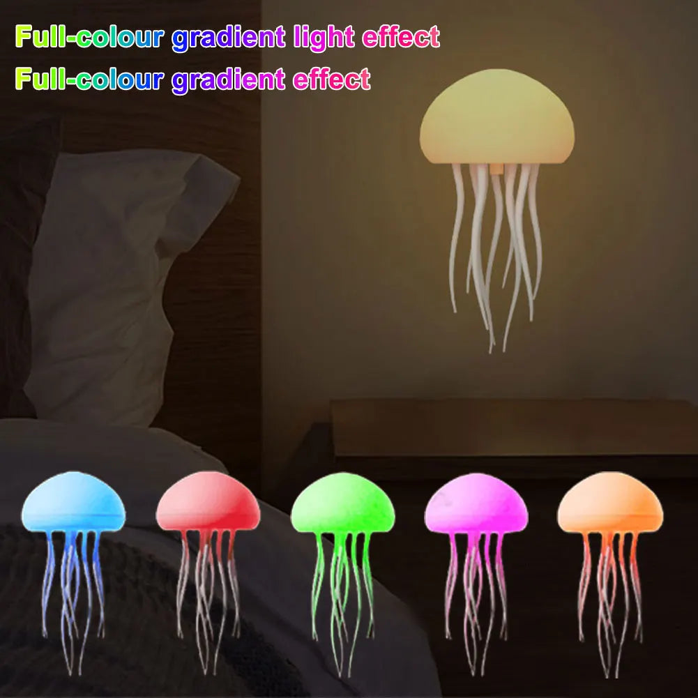 Smart Jellyfish Mood Lamp - LED Night Light for Bedside & Desk