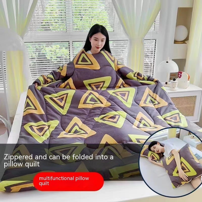 Multi-functional Lazy Quilt Student Dormitory Can Wear Sleeved Quilt