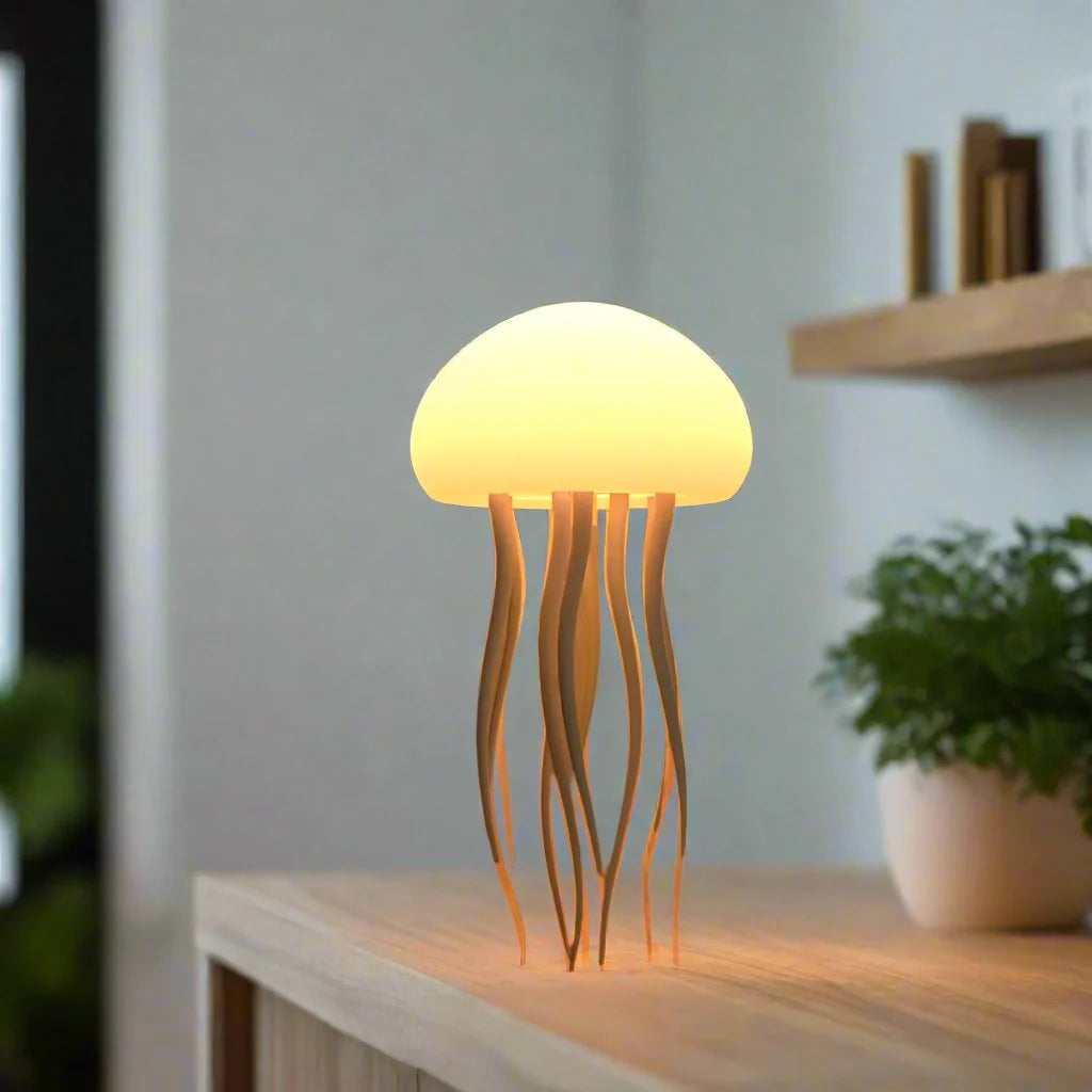 Smart Jellyfish Mood Lamp - LED Night Light for Bedside & Desk