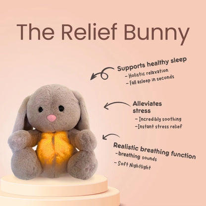 Breathing Rabbit Soothing Sensory Plush Toy