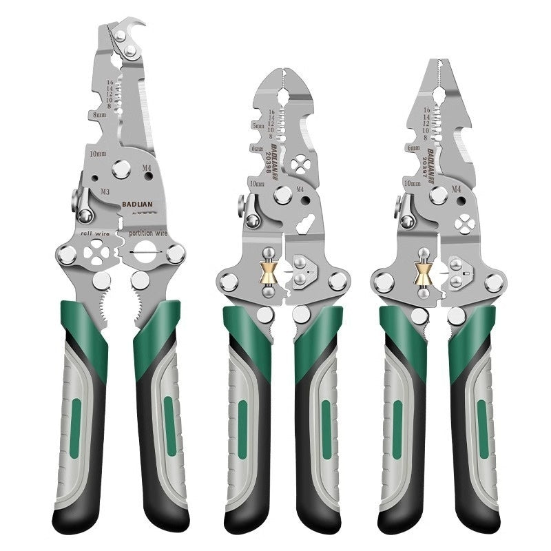Foldable Wire Stripper Multifunctional Pulley Design
