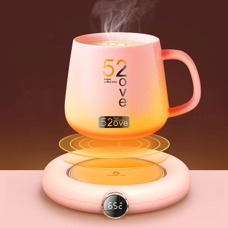 USB Cup Warmer Pad | Adjustable 3-Temperature LED Display Coffee Mug Heater