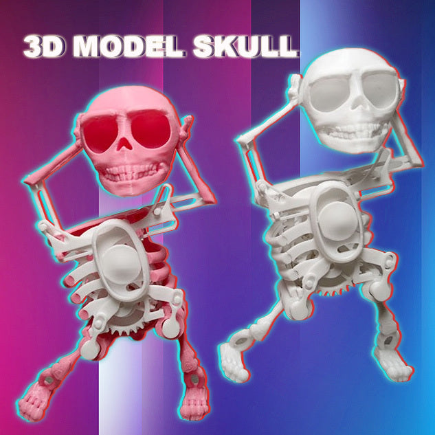 3D Mini Skull Model – Customized Funny Style Decompression Toy