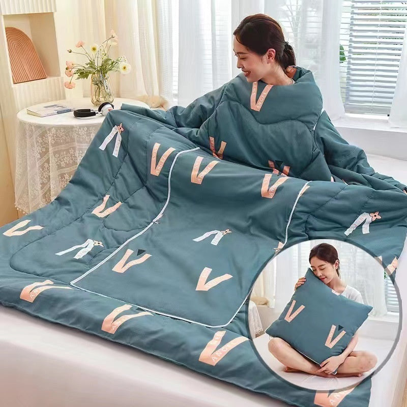 Multi-functional Lazy Quilt Student Dormitory Can Wear Sleeved Quilt