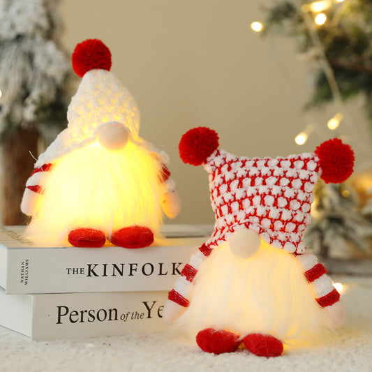 New Christmas Faceless Doll With Lights