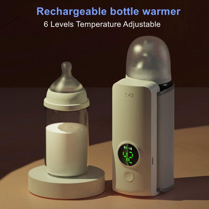 Portable Wireless USB Baby Bottle Warmer | Constant Temperature Milk Insulation Sleeve