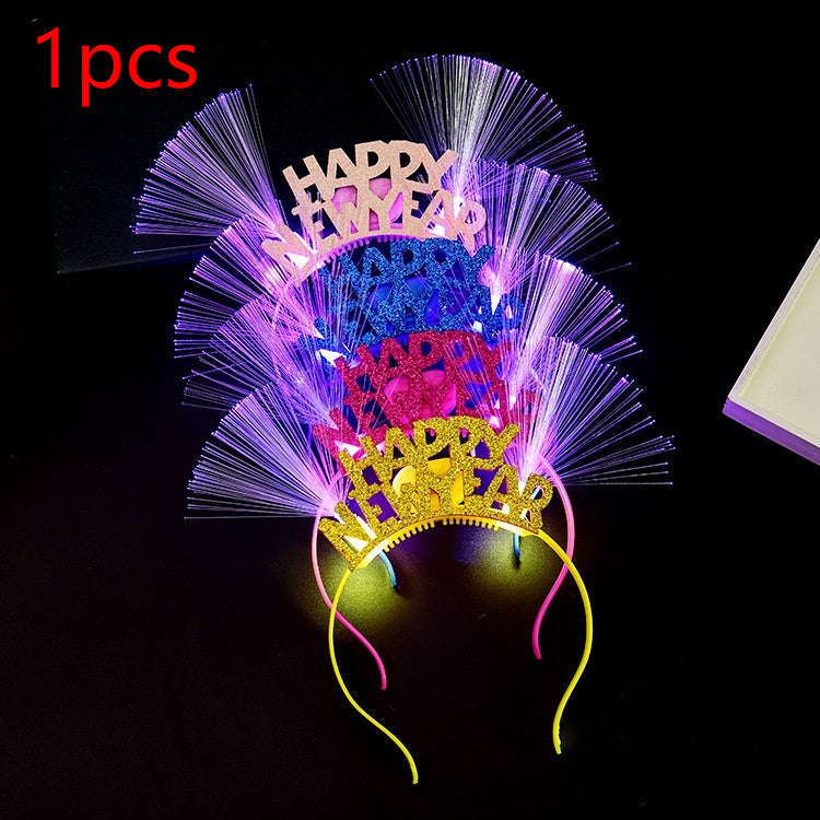 Luminous Barrettes New Year Headdress