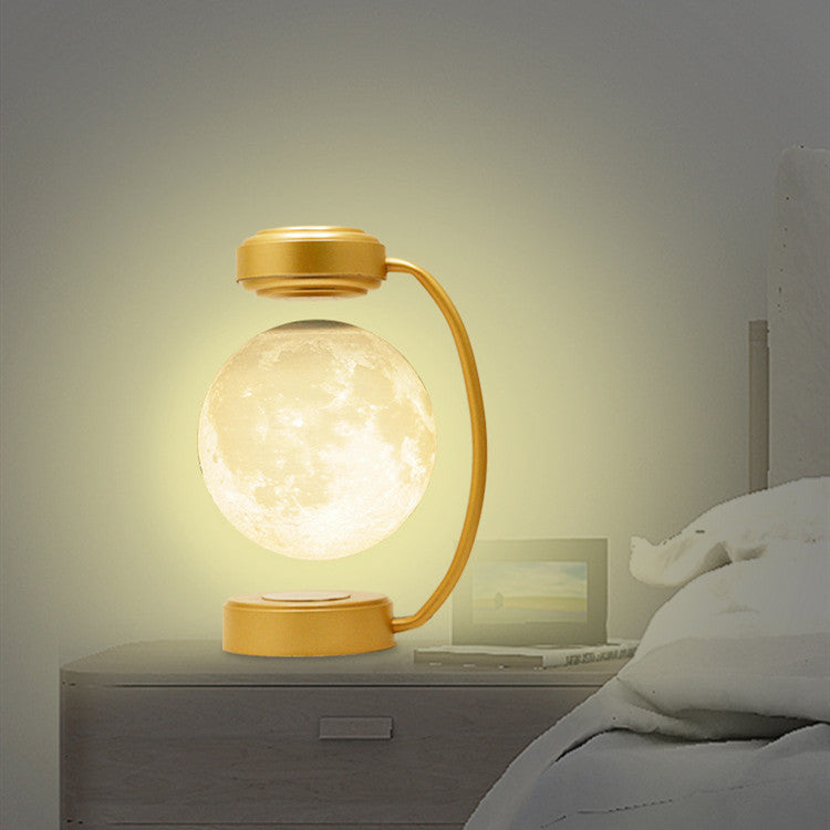 3D Moon Levitating Lamp - Modern Magnetic Floating Rotating Lamp