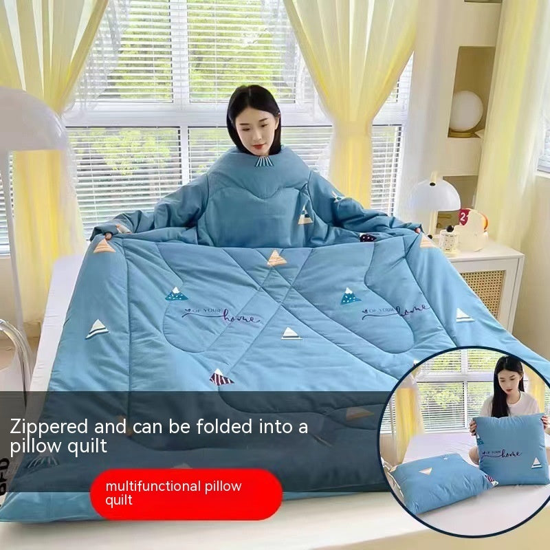 Multi-functional Lazy Quilt Student Dormitory Can Wear Sleeved Quilt