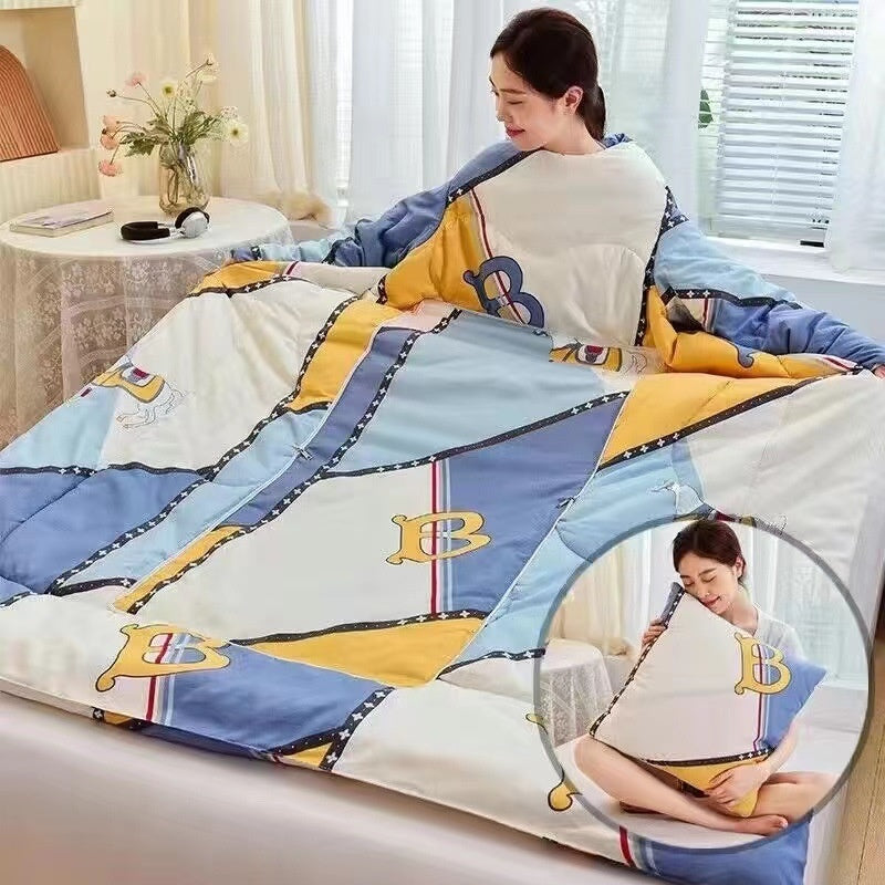 Multi-functional Lazy Quilt Student Dormitory Can Wear Sleeved Quilt