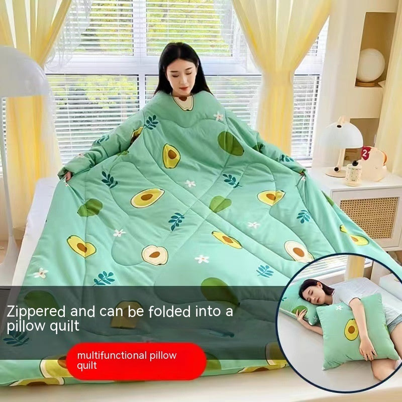 Multi-functional Lazy Quilt Student Dormitory Can Wear Sleeved Quilt