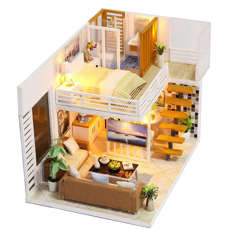 Children's Handmade Building House Model