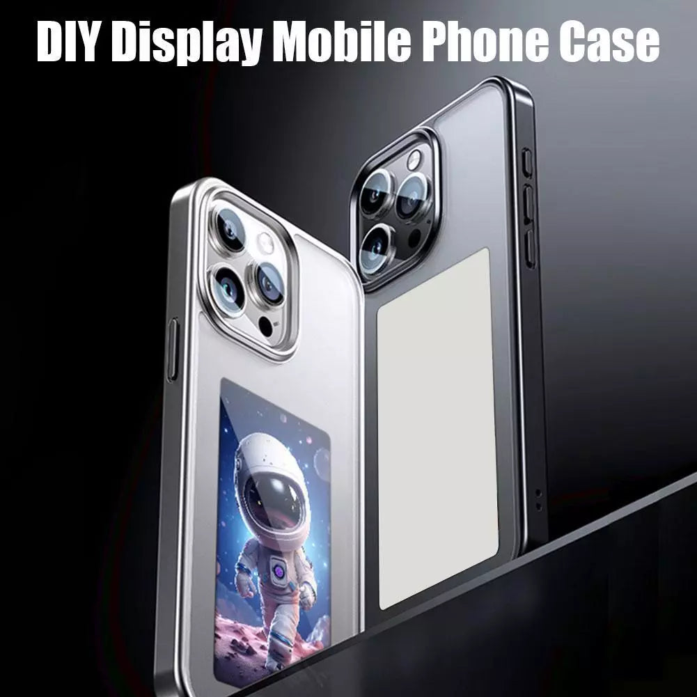 E-ink Screen Projection Phone Case - Battery-Free Design for iPhone - Optimistopia