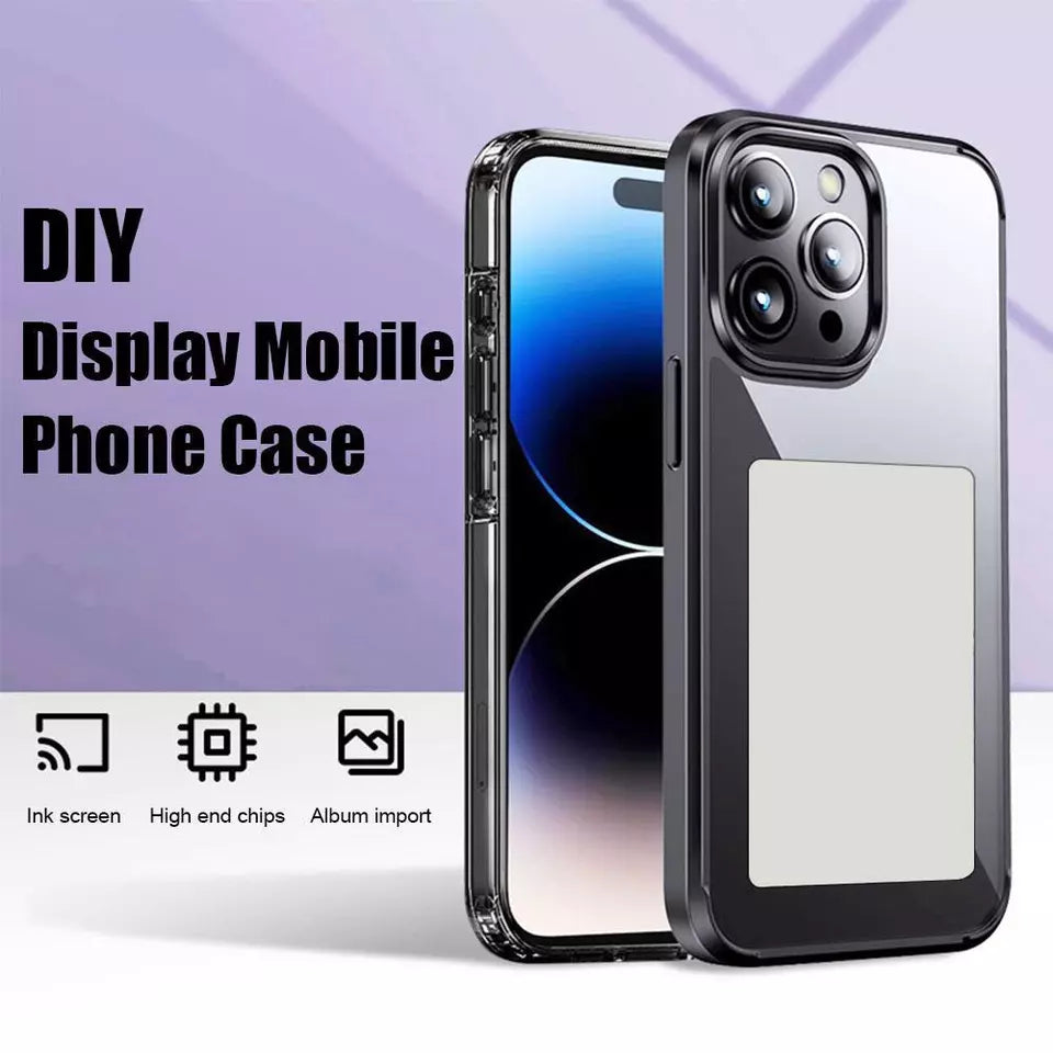 E-ink Screen Projection Phone Case - Battery-Free Design for iPhone - Optimistopia